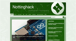Desktop Screenshot of nottinghack.org.uk