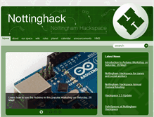 Tablet Screenshot of nottinghack.org.uk